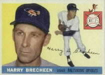 1955 Topps      113     Harry Brecheen CO